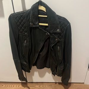Gorgeous used once all saints leather jacket